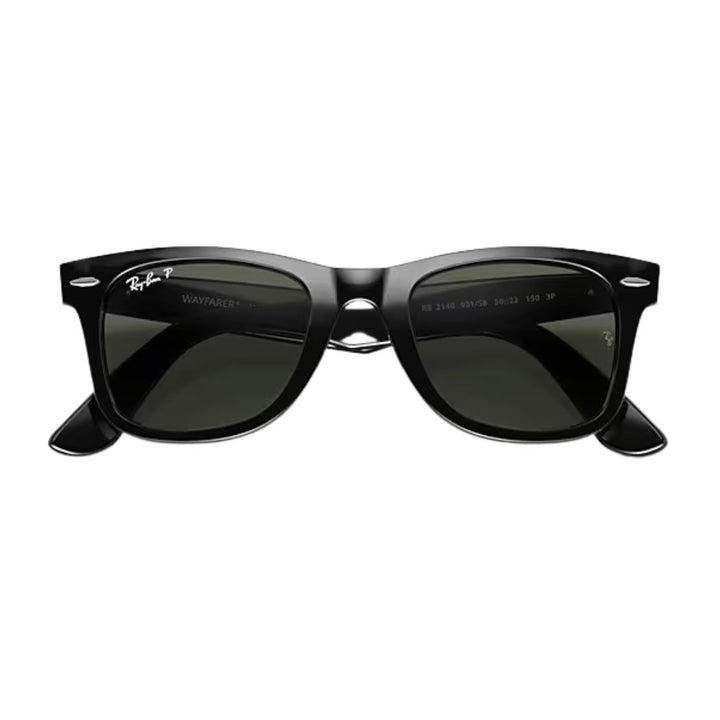 Ray Ban RB2140 Original Wayfarer Classic Black Green Polar