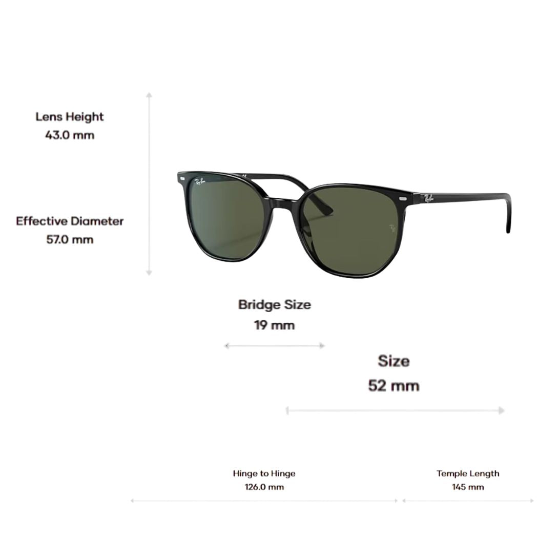 Ray Ban RB2197 Elliot Black Green