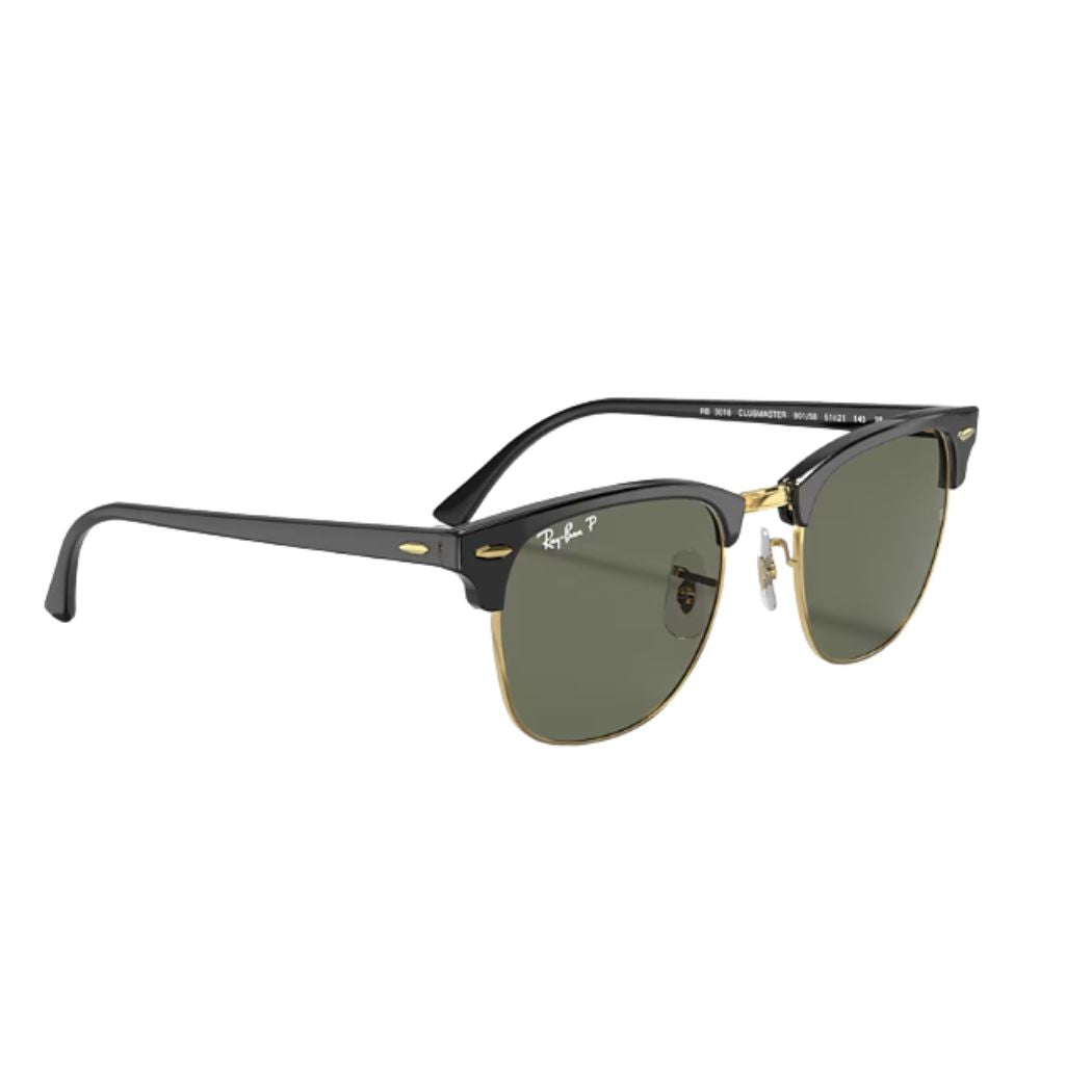 Ray Ban RB3016 Clubmaster Black G15 Green Polar 51