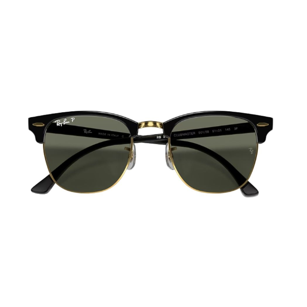 Ray Ban RB3016 Clubmaster Black G15 Green Polar 51