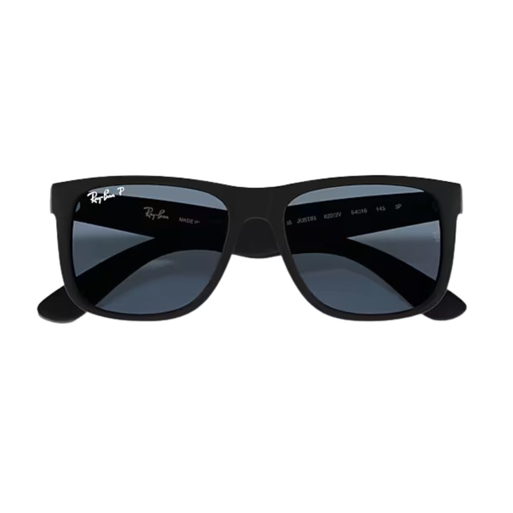 Ray Ban RB4165 Justin Classic Rubber Black Dark Blue Polar