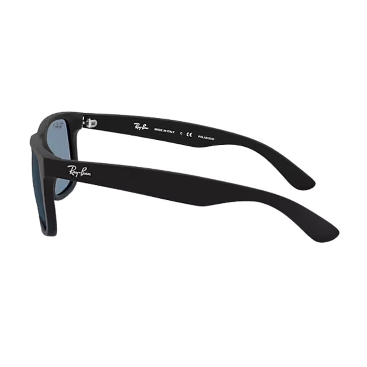 Ray Ban RB4165 Justin Classic Rubber Black Dark Blue Polar