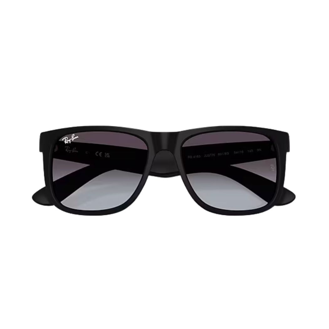 Ray Ban RB4165 Justin Classic Rubber Black Light Grey Gradient Dark Grey
