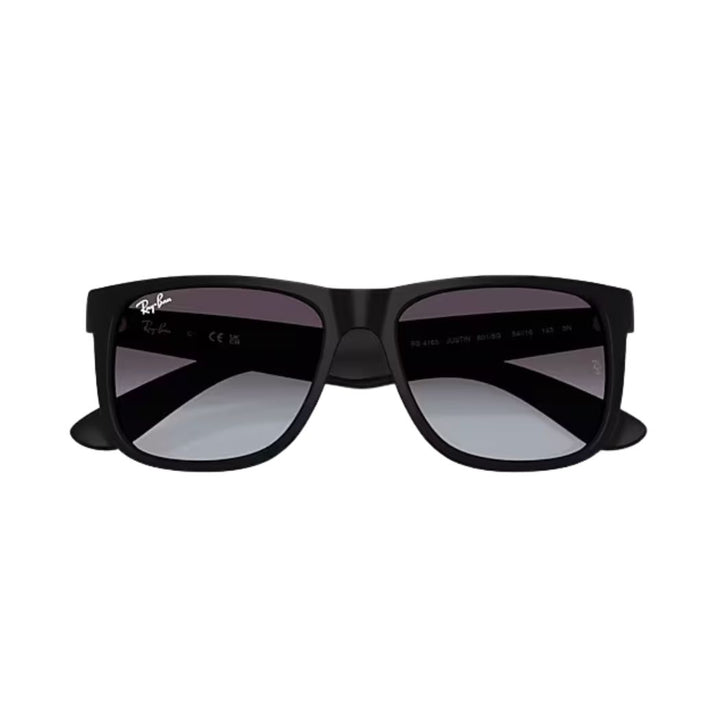 Ray Ban RB4165 Justin Classic Rubber Black Light Grey Gradient Dark Grey