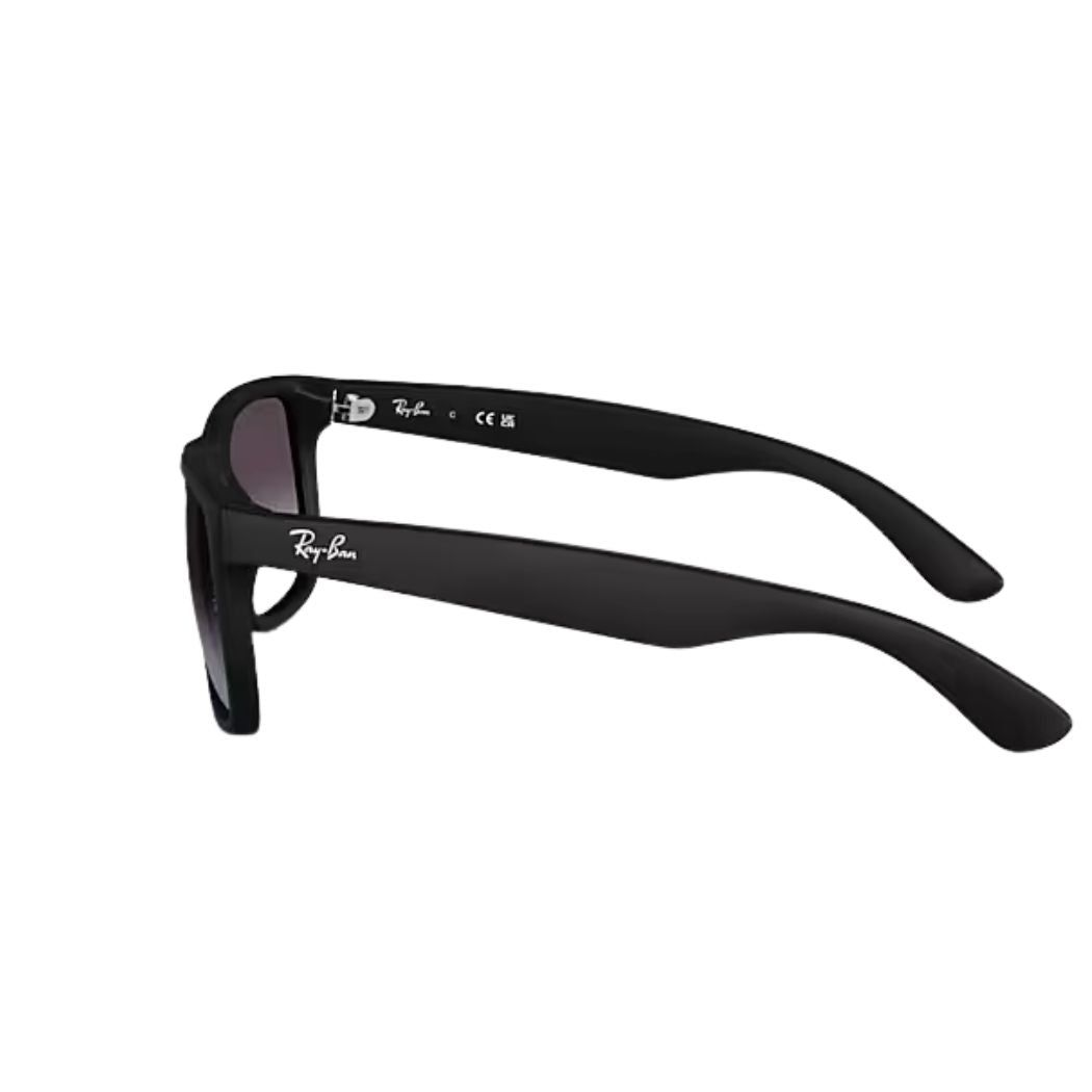 Ray Ban RB4165 Justin Classic Rubber Black Light Grey Gradient Dark Grey