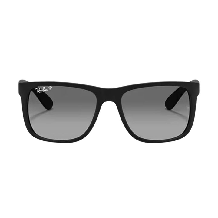 Ray Ban RB4165 Justin Classic Rubber Black Light Grey Gradient Grey Polar