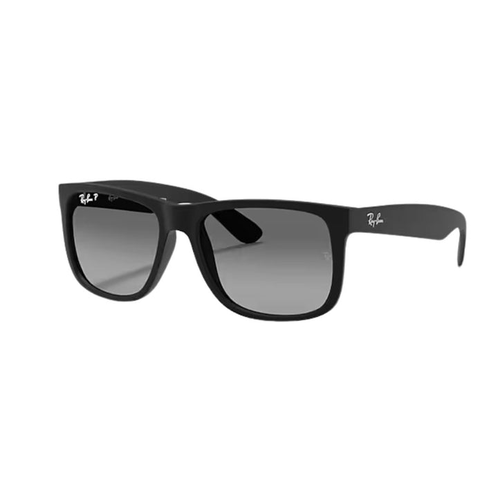 Ray Ban RB4165 Justin Classic Rubber Black Light Grey Gradient Grey Polar