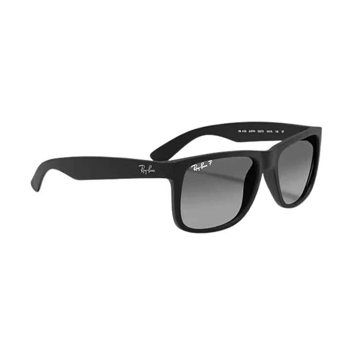 Ray Ban RB4165 Justin Classic Rubber Black Light Grey Gradient Grey Polar