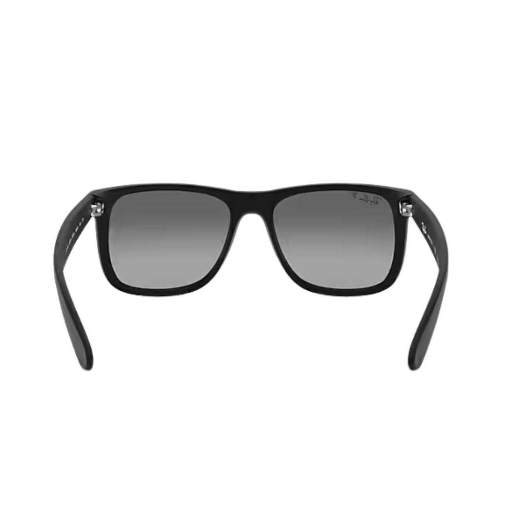 Ray Ban RB4165 Justin Classic Rubber Black Light Grey Gradient Grey Polar