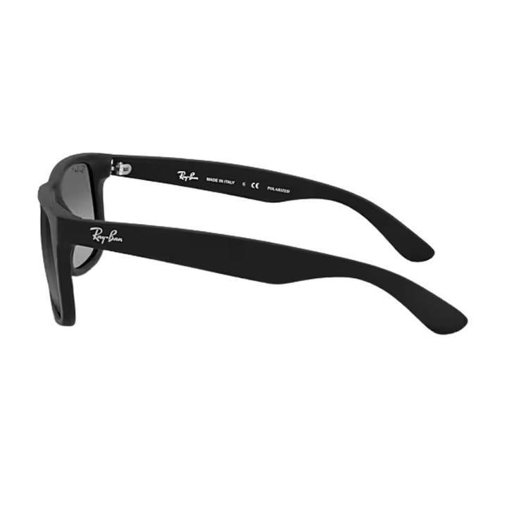 Ray Ban RB4165 Justin Classic Rubber Black Light Grey Gradient Grey Polar