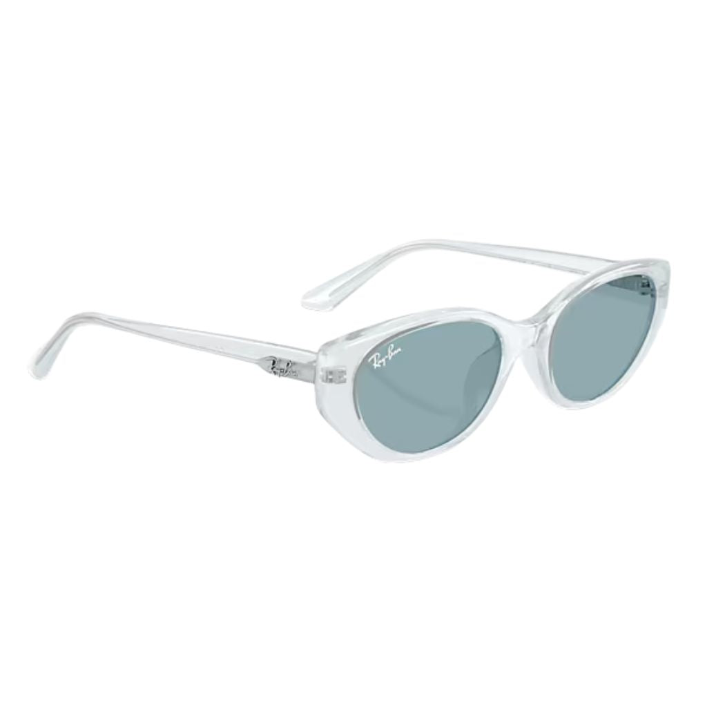 Ray Ban RB4457D  Bio Based Transparent Ice Blue