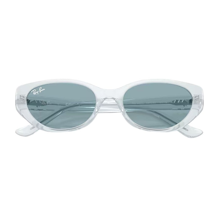 Ray Ban RB4457D  Bio Based Transparent Ice Blue
