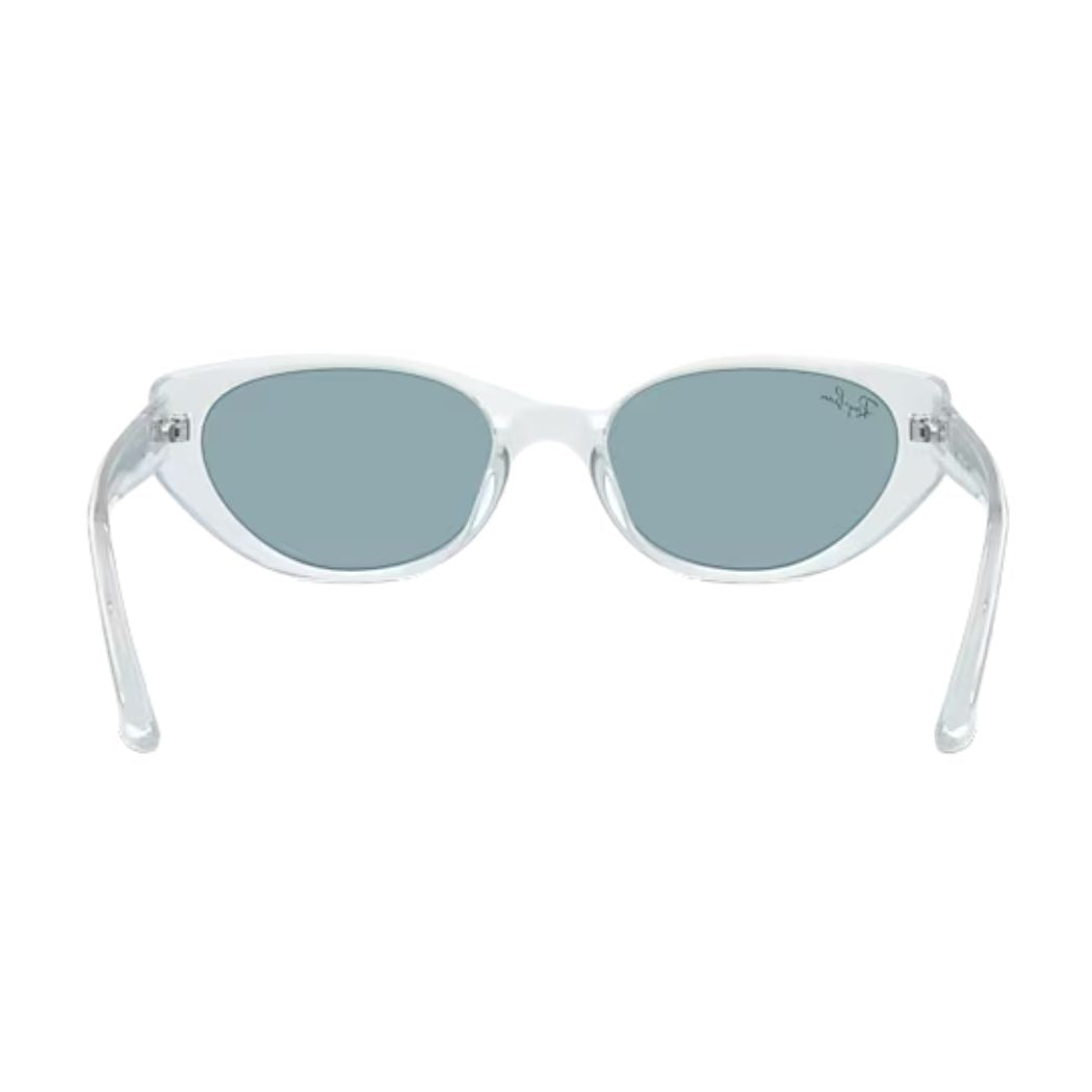 Ray Ban RB4457D  Bio Based Transparent Ice Blue