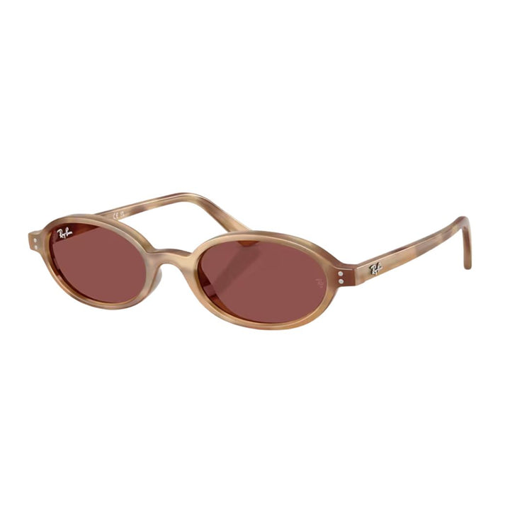 Ray Ban RB4472 Khal Bio Based Cream Havana Dark Violet
