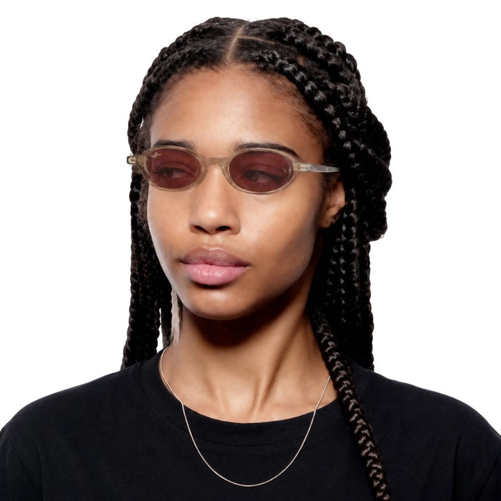 Ray Ban RB4472 Khal Bio Based Cream Havana Dark Violet