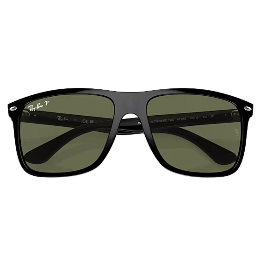 Ray Ban RB4547 Boyfriend Two Black Green Polar
