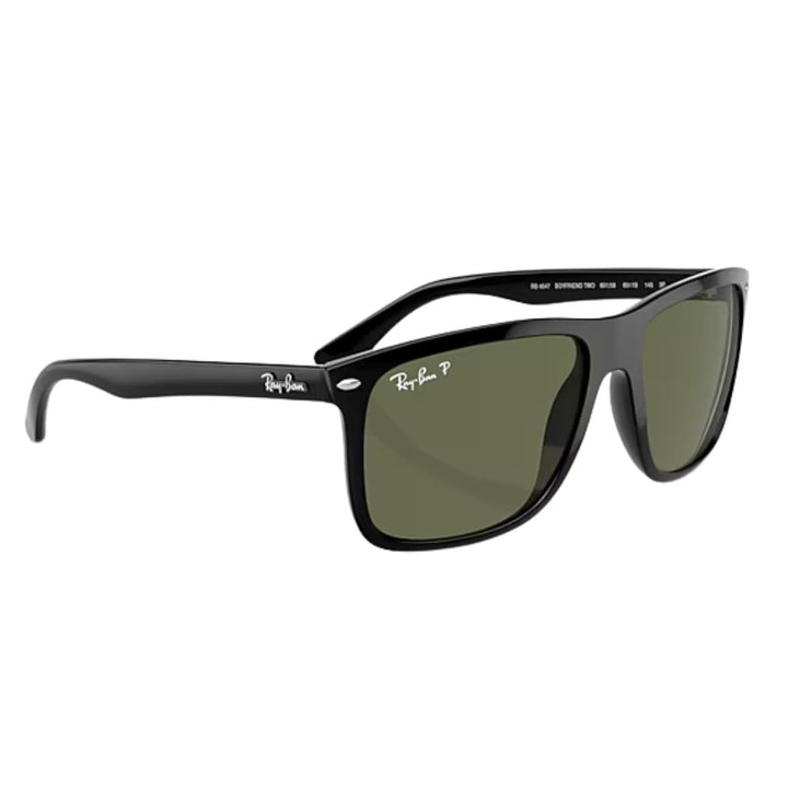 Ray Ban RB4547 Boyfriend Two Black Green Polar