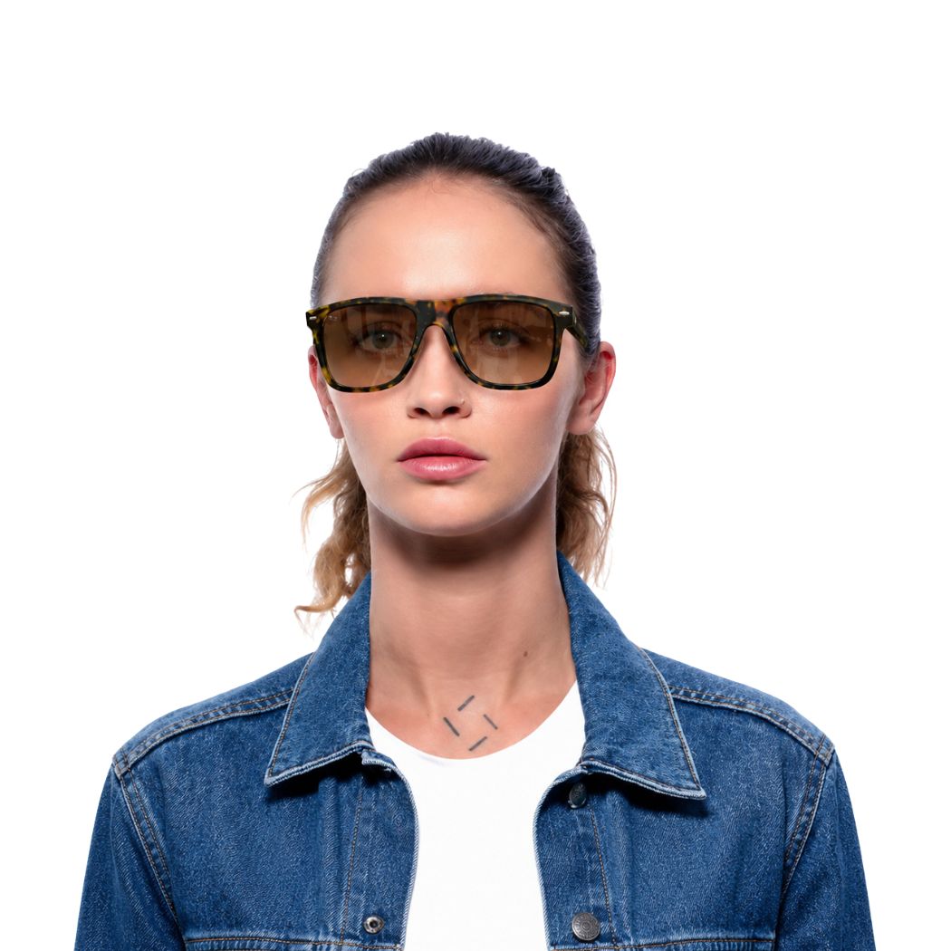 Ray Ban RB4547 Boyfriend Two Havana Clear Gradient Brown