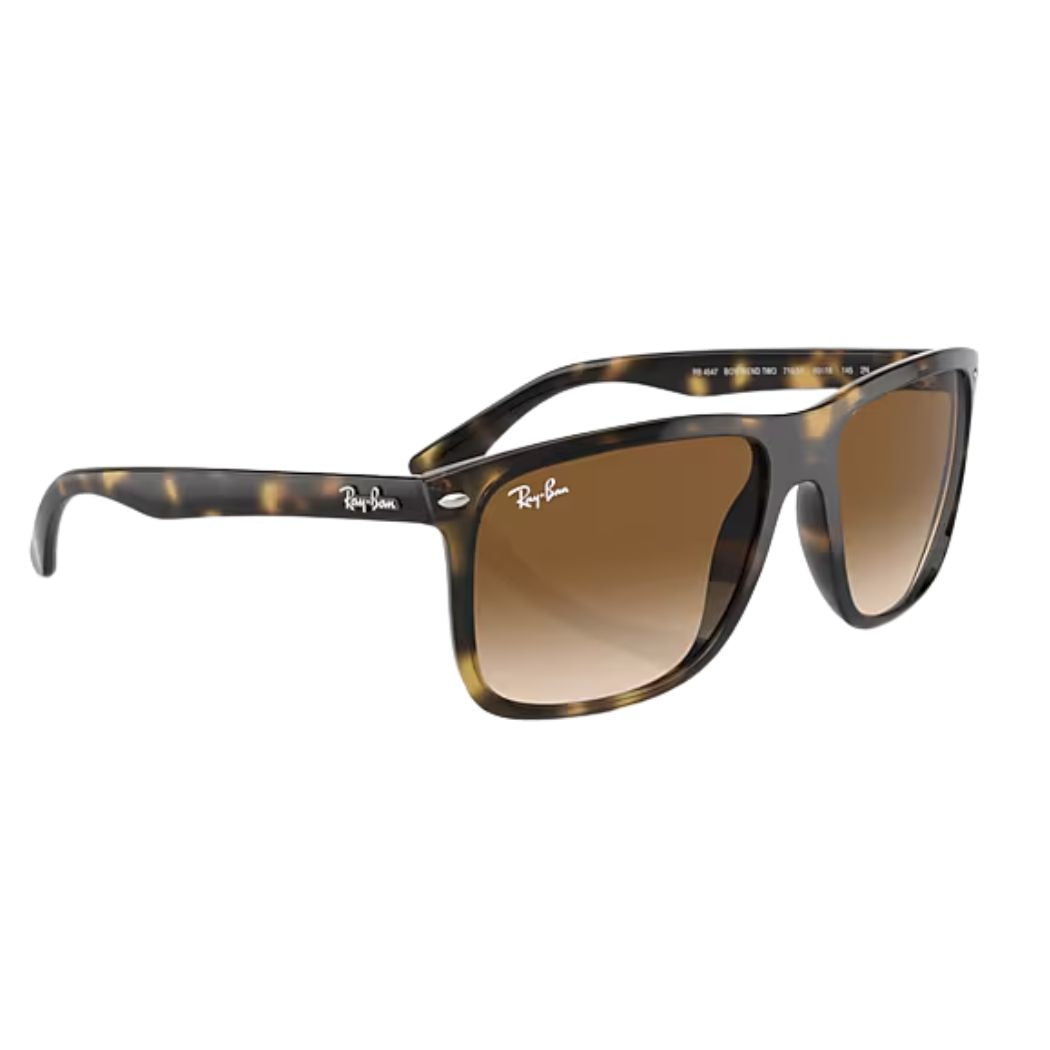 Ray Ban RB4547 Boyfriend Two Havana Clear Gradient Brown