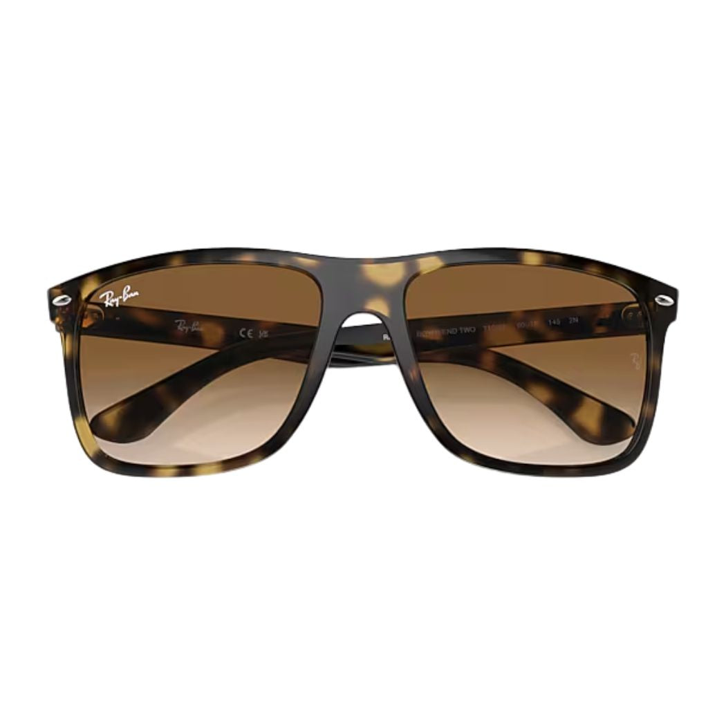 Ray Ban RB4547 Boyfriend Two Havana Clear Gradient Brown