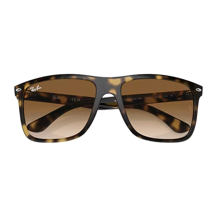 Ray Ban RB4547 Boyfriend Two Havana Clear Gradient Brown