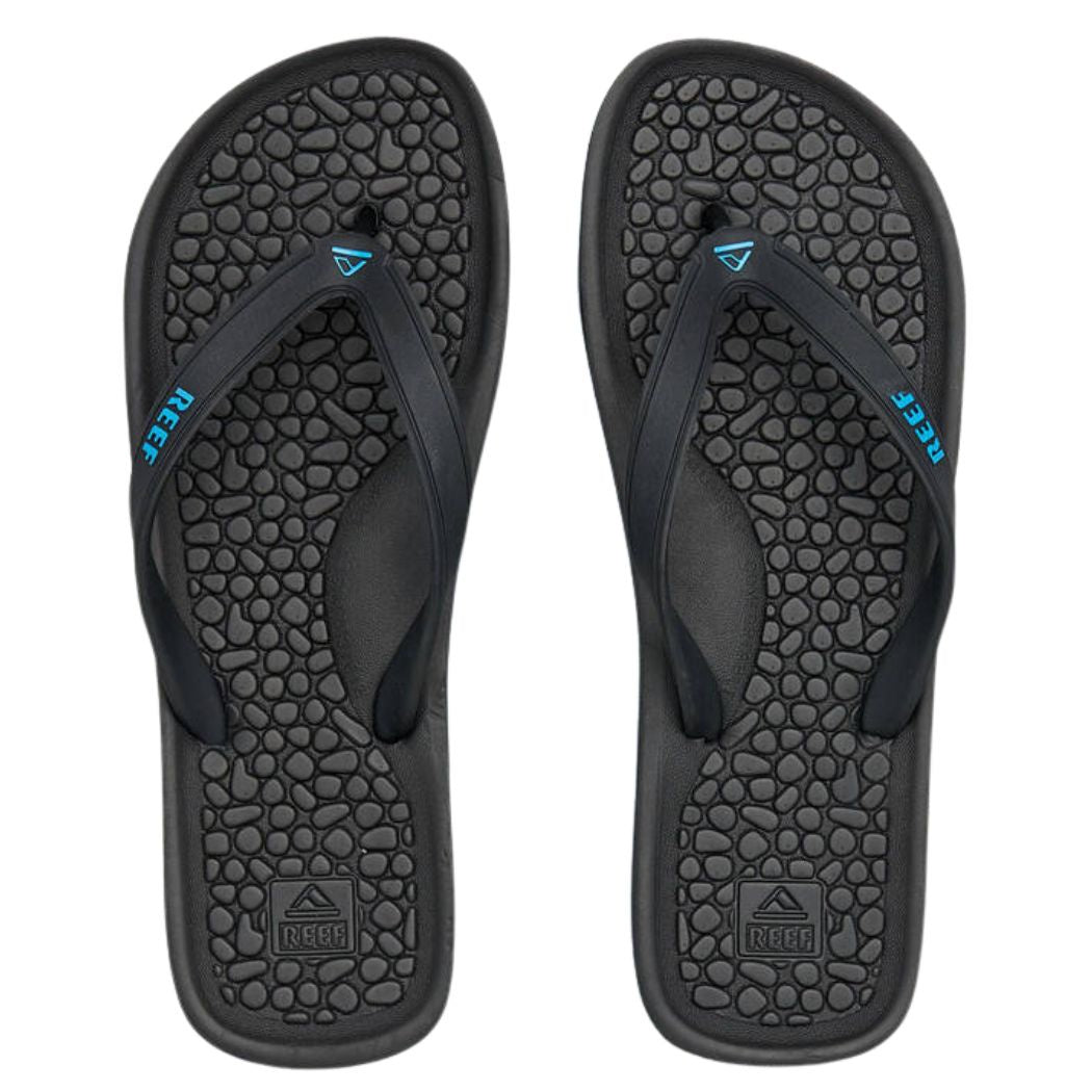 Reef G Land Thong Black Blue