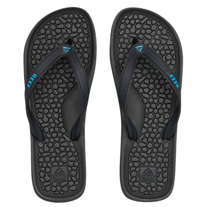 Reef G Land Thong Black Blue