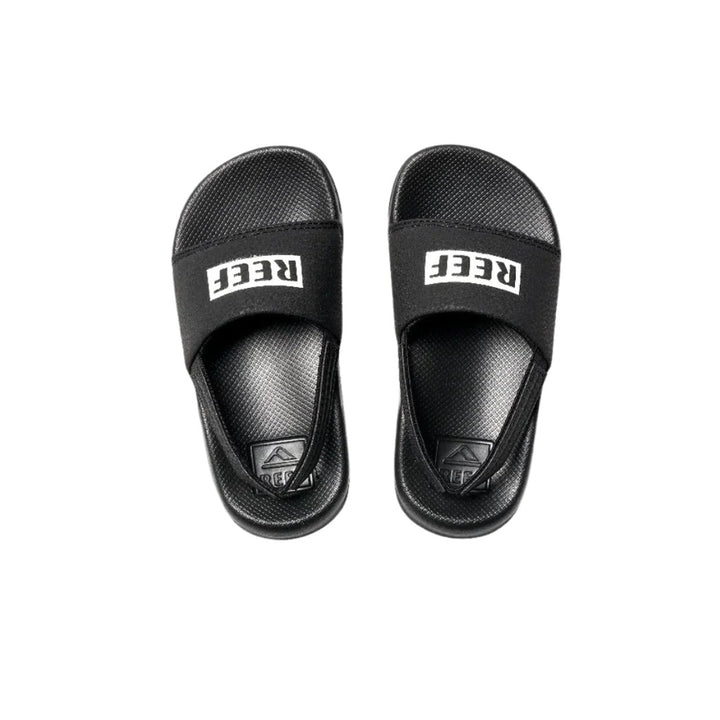 Reef Kids Little One Slide Black White