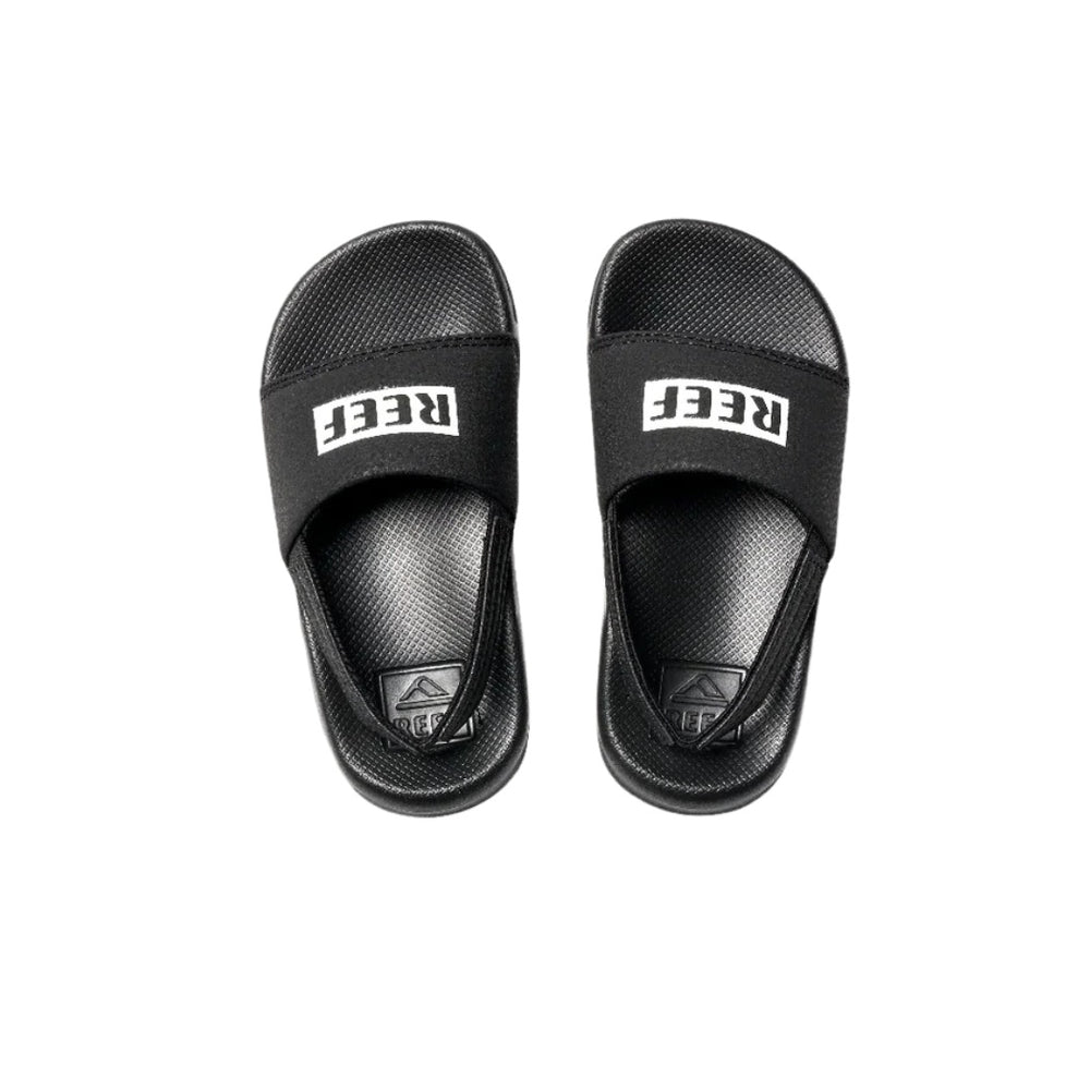Reef Kids One Slide Black White