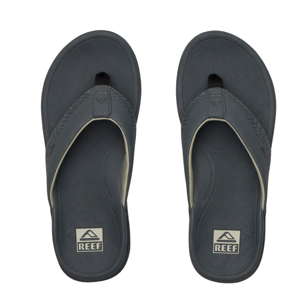 Reef Offshore Thongs Grey Black Tan