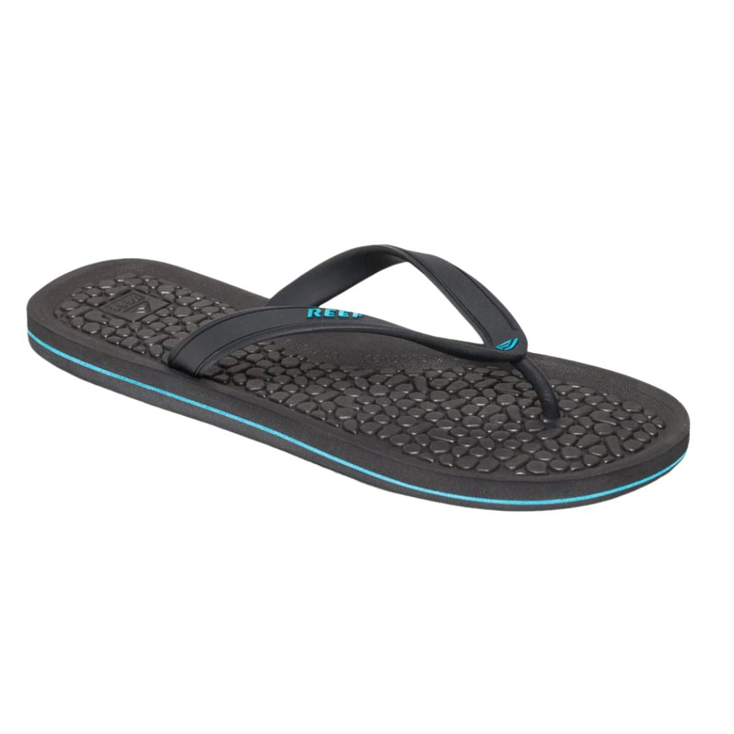 Reef G Land Thong Black Blue