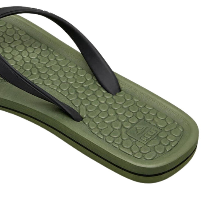Reef G Land Thong Olive Black