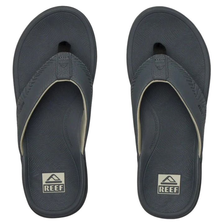 Reef Offshore Thongs Grey Black Tan