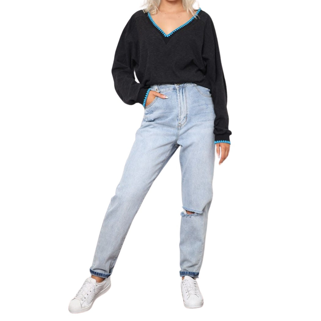 Refuge Boyfriend Jeans Ocean Wash