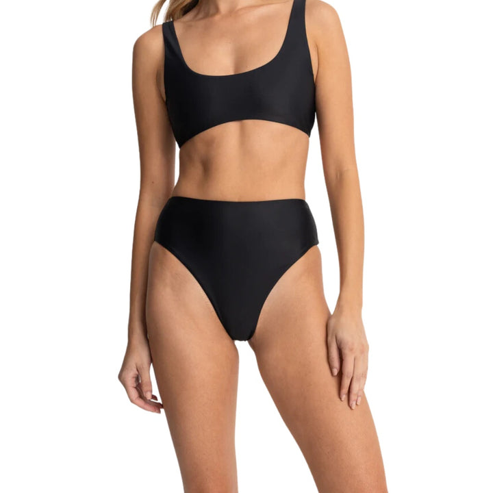 Rhythm Classic Hi Waist Pant Black