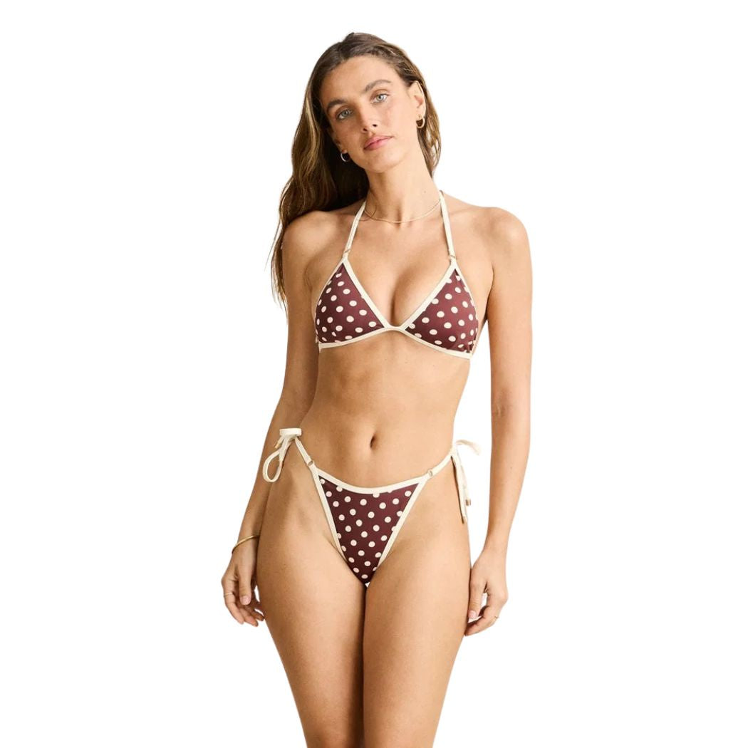 Rhythm Dotti Tie Side Itsy Pant Cafe