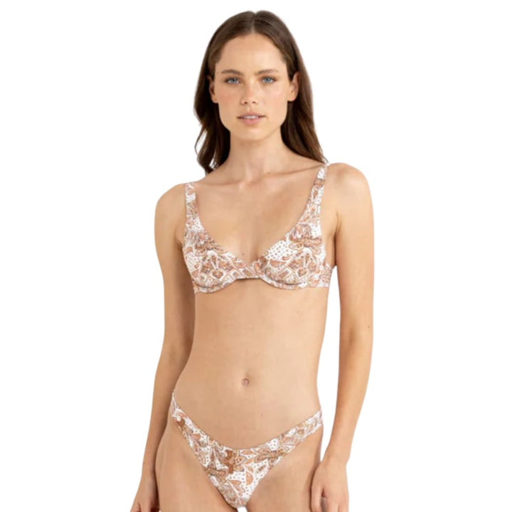 Rhythm Impala Paisley Underwire Top Natural