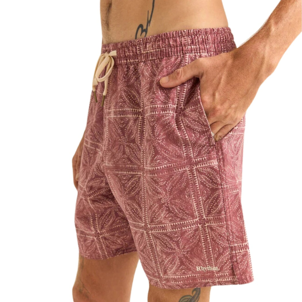 Rhythm Palama Beach Short Moroccan Red