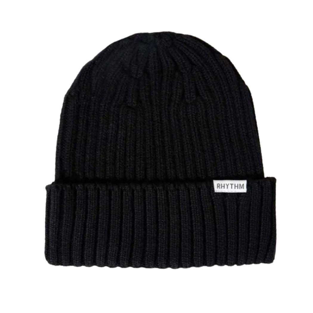 Rhythm Thick Beanie Black