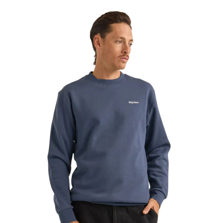 Rhythm Brand Fleece Crew Navy