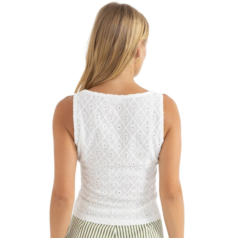 Rhythm Charm Tank White