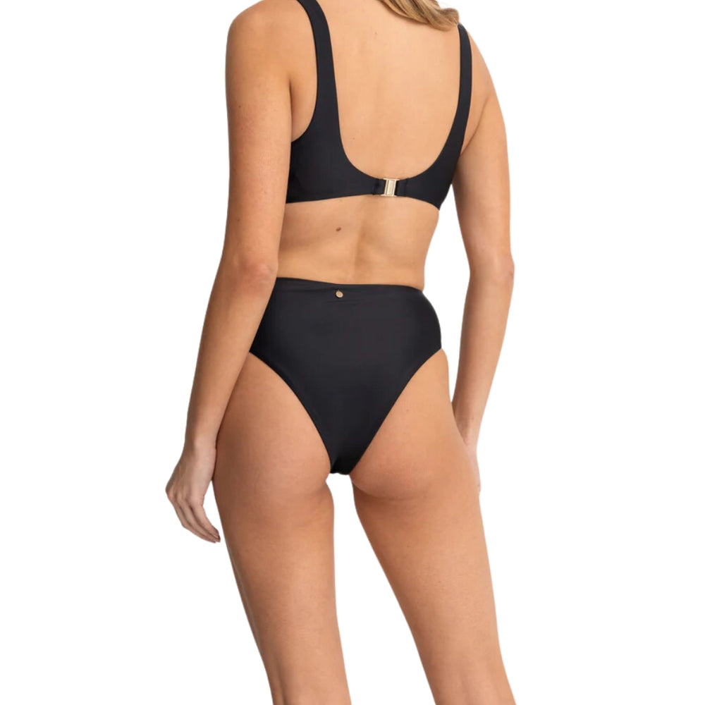 Rhythm Classic Hi Waist Pant Black