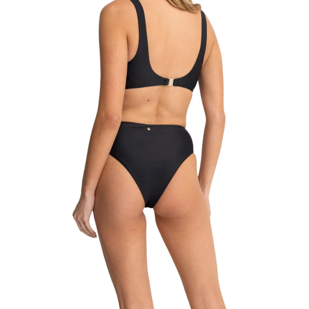 Rhythm Classic Hi Waist Pant Black