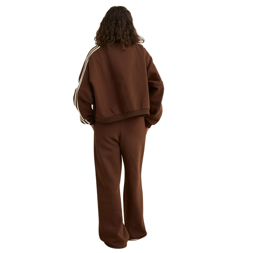 Rhythm Contrast Sweatshirt Brown