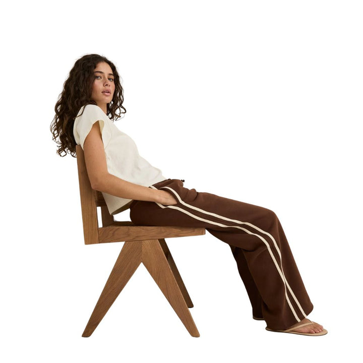 Rhythm Contrast Trackpant Brown