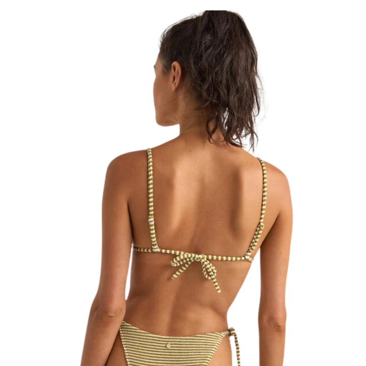 Rhythm Cove Stripe Slide Tri Top Olive