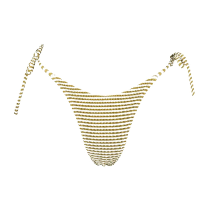 Rhythm Cove Stripe Tie Side Hi Cut Pant Olive
