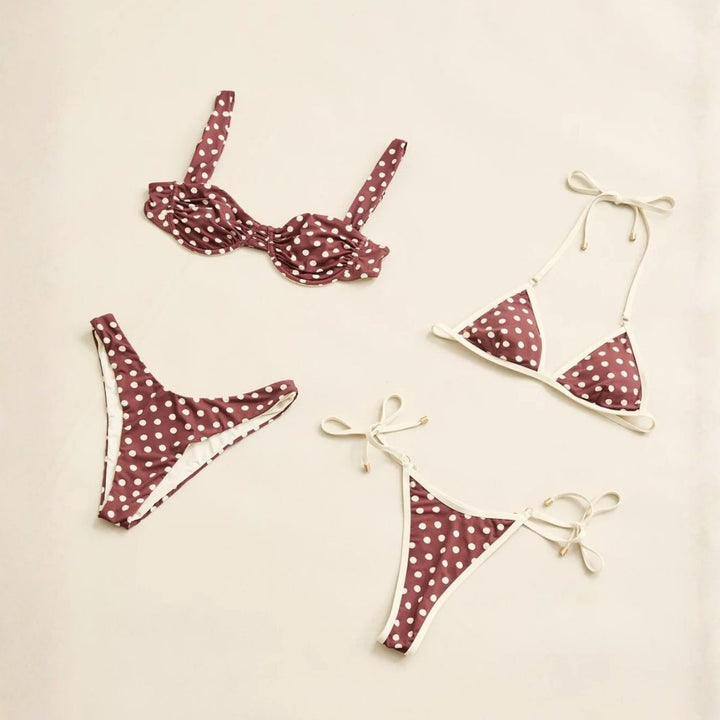 Rhythm Dotti Tie Side Itsy Pant Cafe