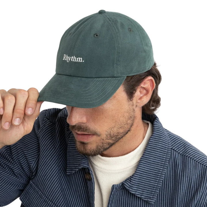 Rhythm Essential Brushed Twill Cap Green