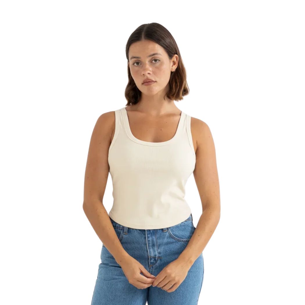 Rhythm Essential Rib Tank Natural